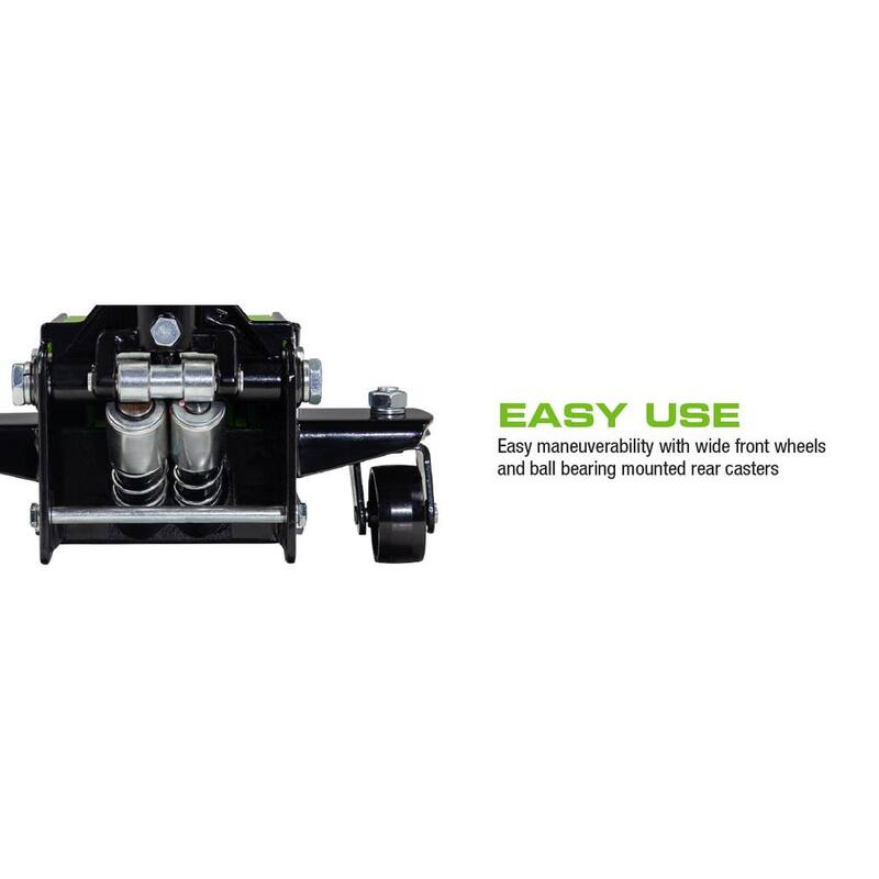 Arcan 3-Ton Low Profile Steel Floor and Car Jack with Quick Rise - A20003