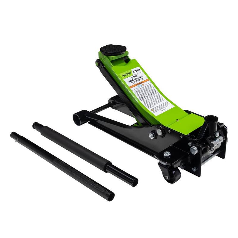 Arcan 3-Ton Low Profile Steel Floor and Car Jack with Quick Rise - A20003