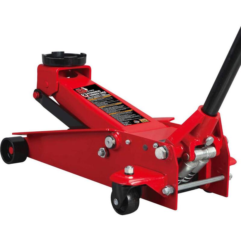 Big Red 3-Ton Floor Jack with Dual Piston Speedy Lift - ATZ729912R