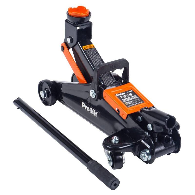 Unbranded Pro-LifT Hydraulic 1.5 Ton Trolley Jack Car Lift with Blow Molded Storage Case - 3000 lbs. Capacity - PL2930