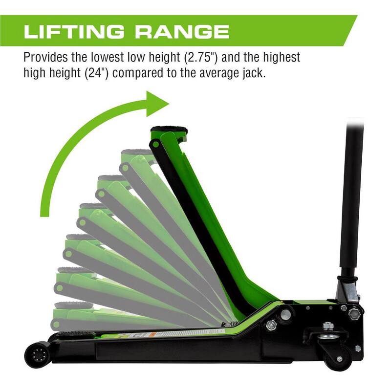 Arcan 2-Ton Low Profile Service Jack - A20016
