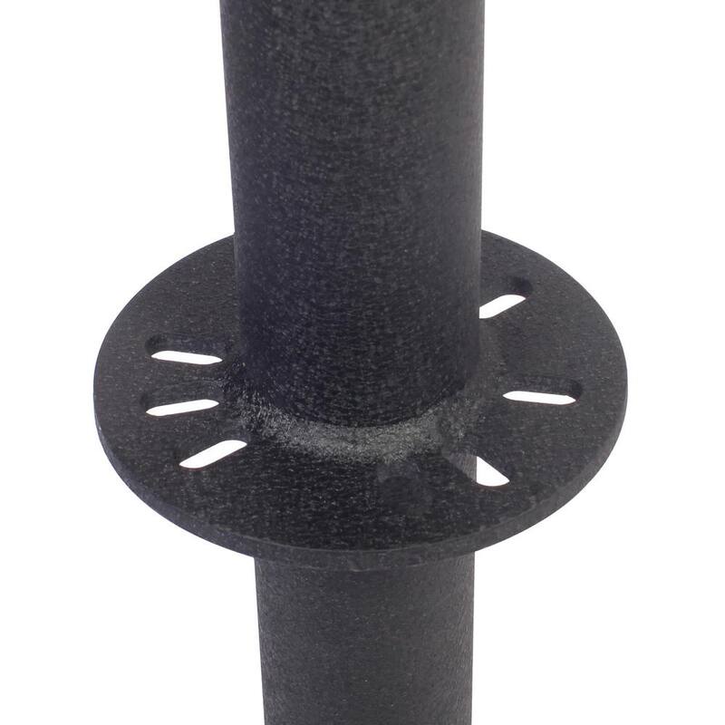 Trailer Valet JXC2 2000 lbs. Load Cap. Side Wind Center Mounted Hand or Drill Jack with Black Powder Coating - JXC-2