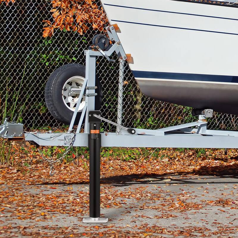 VEVOR Trailer Jack, Trailer Tongue Jack Welding-on 5000 lb. Capacity, Trailer Jack Stand with Handle for lifting RV Trailer - GJSTCQ5000LBSUBX1V0-805