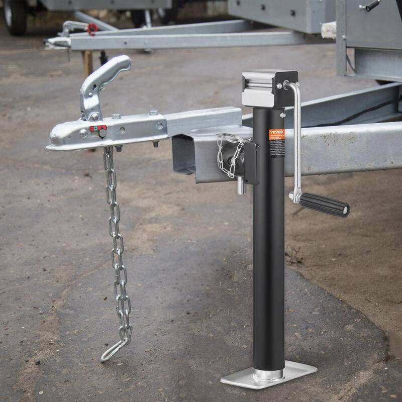 VEVOR Trailer Jack, Trailer Tongue Jack Welding-on 5000 lb. Capacity, Trailer Jack Stand with Handle for lifting RV Trailer - GJSTCQ5000LBSUBX1V0-805