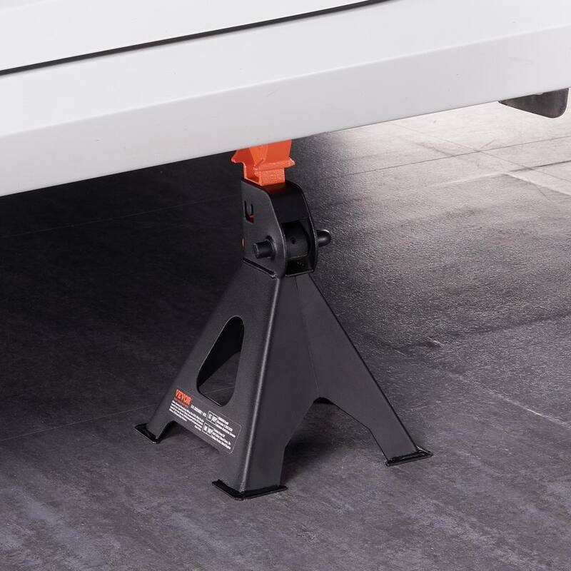 VEVOR Jack Stands, 3-Ton (6,000 lbs.) Capacity Car Jack Stands, 10.8-16.3 in. Adjustable Height, for lifting SUV, Pickup Truck - QJDZJD231AGVI2CF2V0-0802