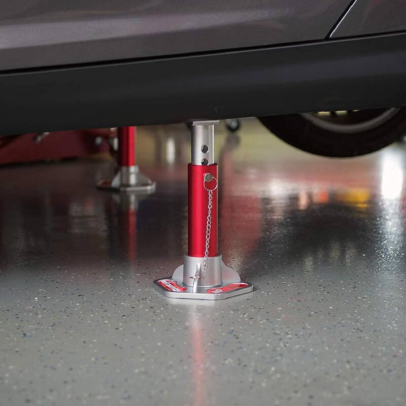 Big Red 3-Ton Aluminum Jack Stands (2-Pack) - T43004L