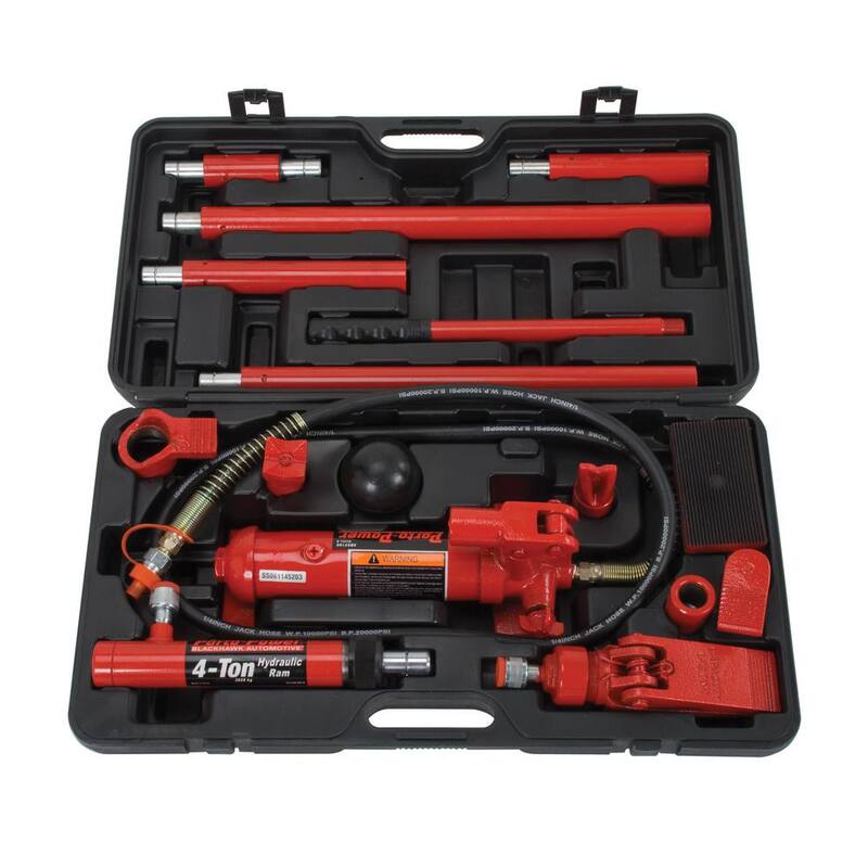 Porto-Power 4-Ton Hydraulic Collision Repair Kit - B65114