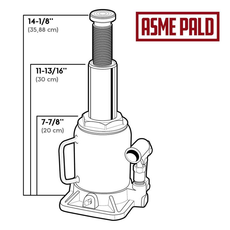 Powerbuilt 20 -Ton Shorty Bottle Jack - 647504