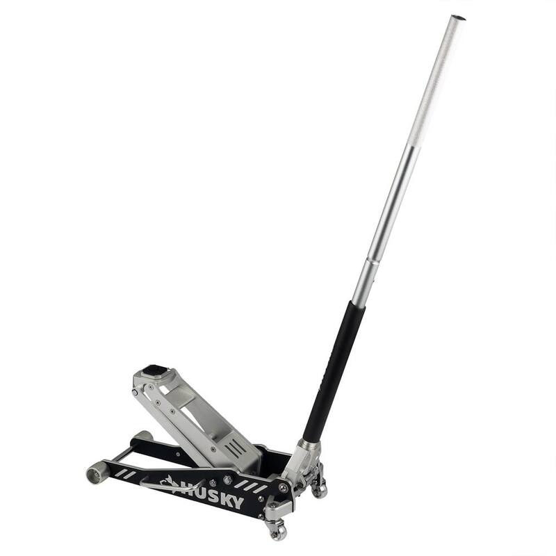 Husky 1-1/2-Ton Super Low Profile Aluminum Racing Car Jack with Quick Lift - HD00178