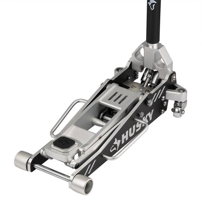 Husky 1-1/2-Ton Super Low Profile Aluminum Racing Car Jack with Quick Lift - HD00178