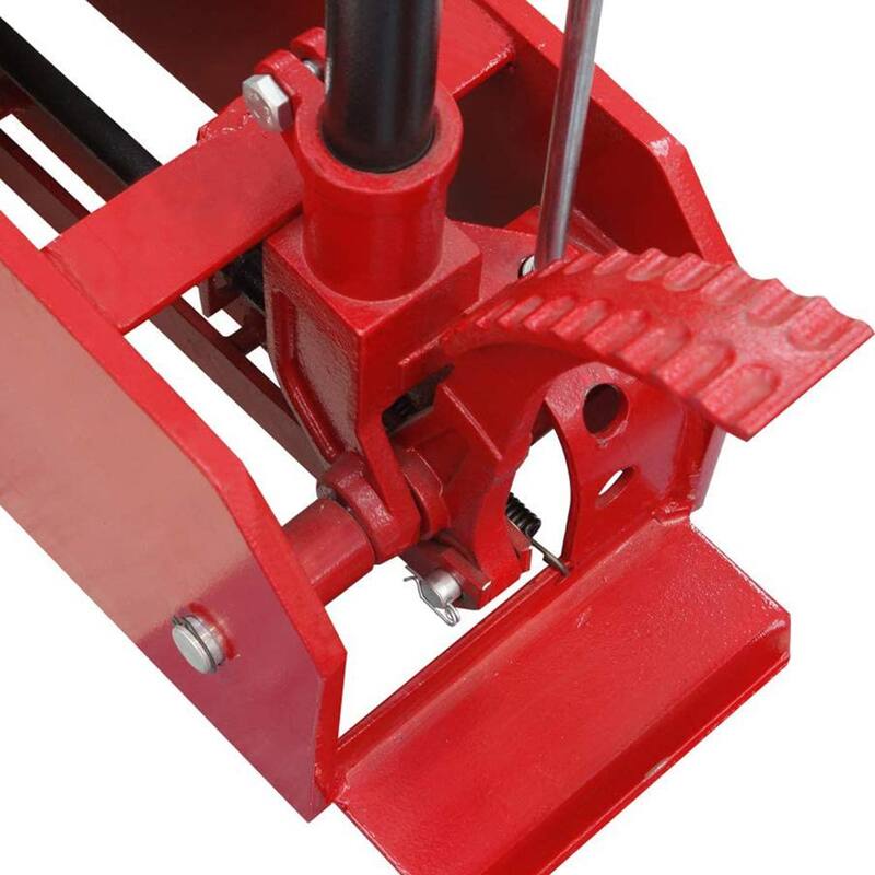 Big Red 10-Ton Heavy-Duty Long Frame Floor Jack with Foot Pedal - T70990