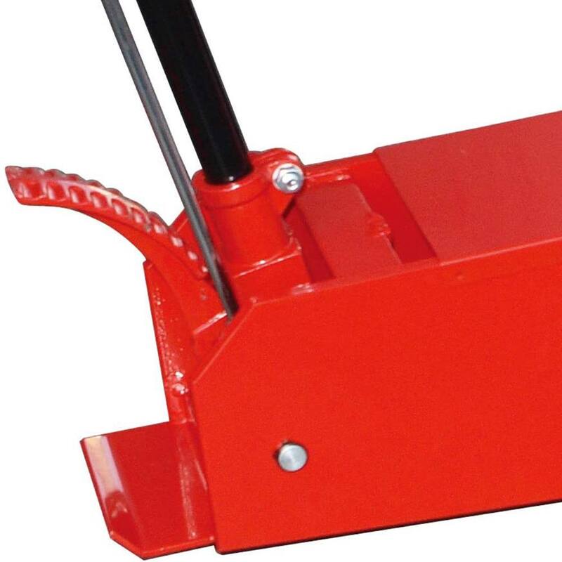 Big Red 10-Ton Heavy-Duty Long Frame Floor Jack with Foot Pedal - T70990