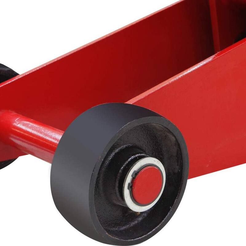 Big Red 10-Ton Heavy-Duty Long Frame Floor Jack with Foot Pedal - T70990