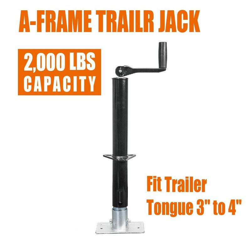 Torin 2,000 lbs. Top-Wind A-Frame Trailer Jack - ATR39004R