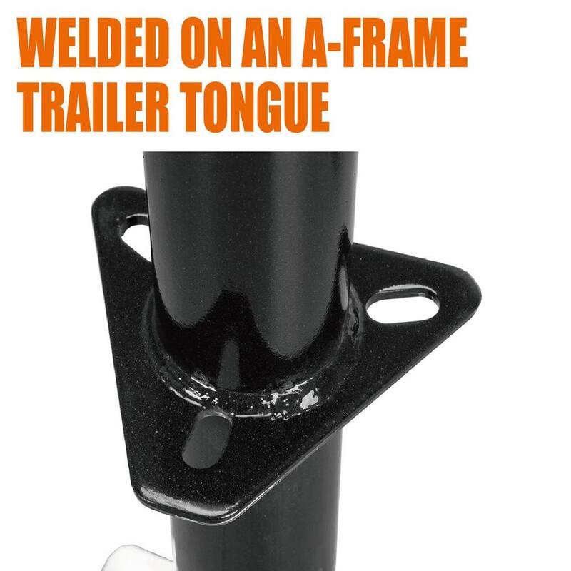 Torin 2,000 lbs. Top-Wind A-Frame Trailer Jack - ATR39004R