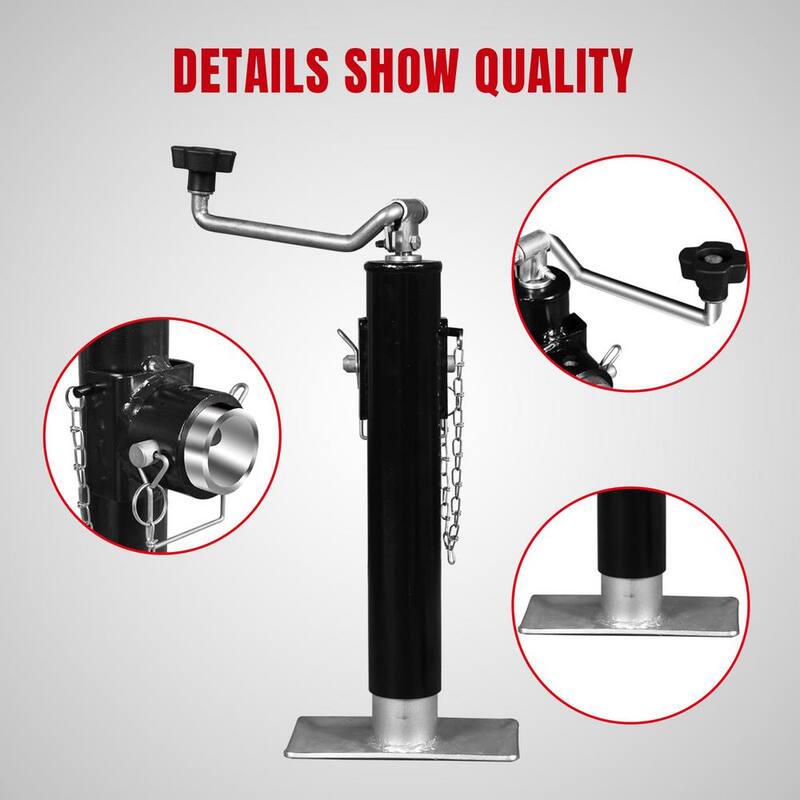 Torin 2,000 lbs. Top-Wind Weld-On Trailer Jack - ATR39003R