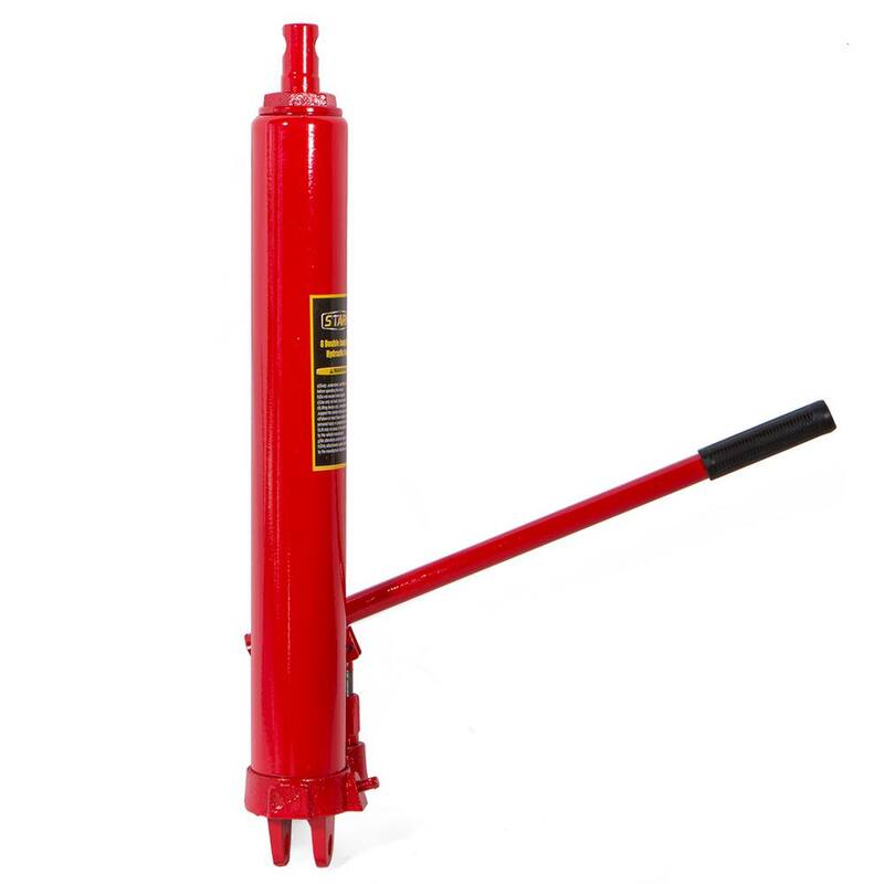 Stark 8-Ton Long Hydraulic Ram Jack Double Pump Engine Hoist Lifter - 55070