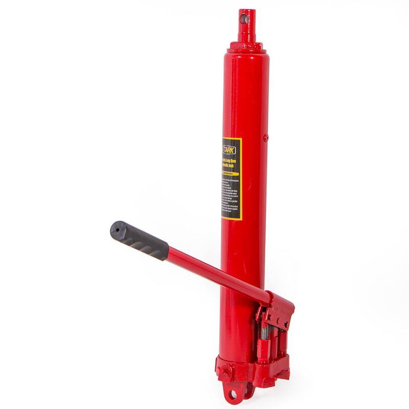 Stark 8-Ton Long Hydraulic Ram Jack Double Pump Engine Hoist Lifter - 55070