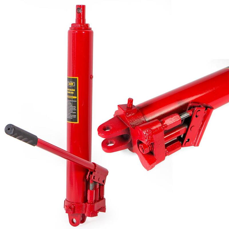 Stark 8-Ton Long Hydraulic Ram Jack Double Pump Engine Hoist Lifter - 55070