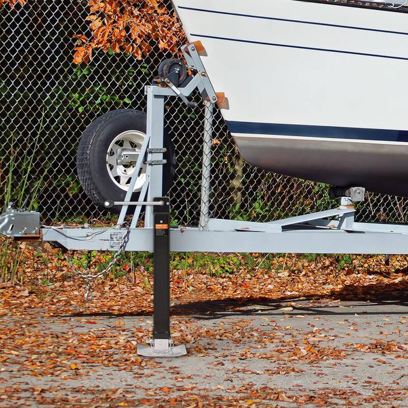 VEVOR Trailer Jack, Trailer Tongue Jack Welding-on 8,000 lb. Weight Capacity, Trailer Jack Stand with Handle for lifting - HJSTCQ8000LBS7XBXV0-802