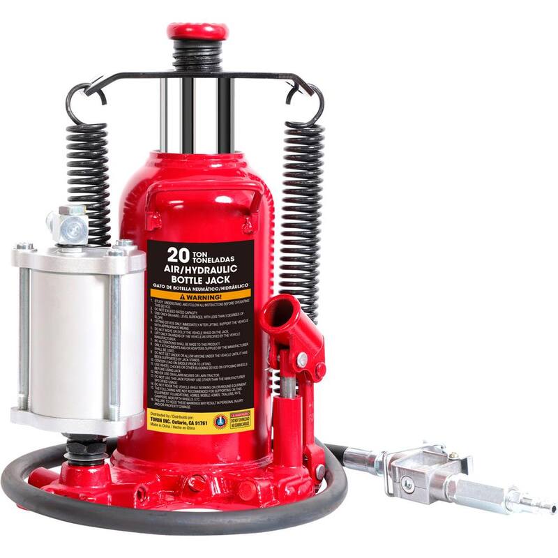 Big Red 20-Ton Welded Air Pneumatic Bottle Jack - TQ20006