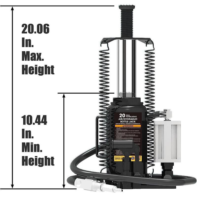 Torin 20-Ton Air Pneumatic Bottle Jack - ATA92006B