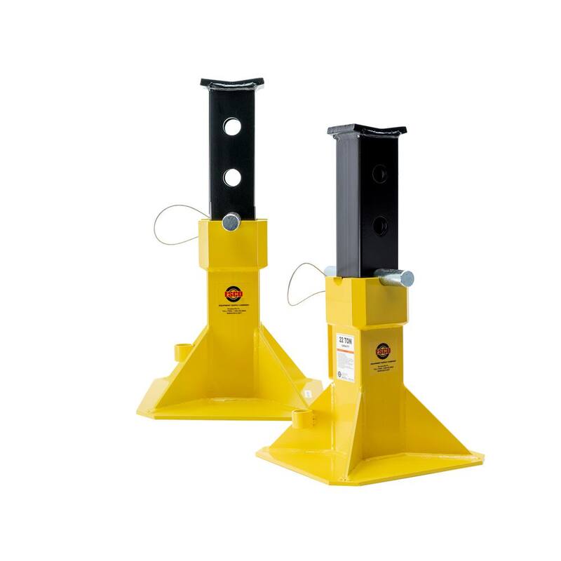 ESCO 22-Ton Heavy-Duty Jack Stands with Locking Support Pin, 1 Pair - 10455-PAIR
