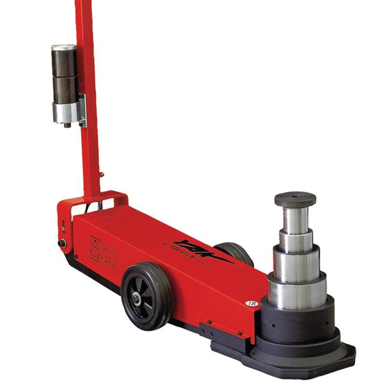 ESCO 88-Ton/55-Ton/28-Ton/17-Ton Premium 4-Stage Air Hydraulic Jack - 92010