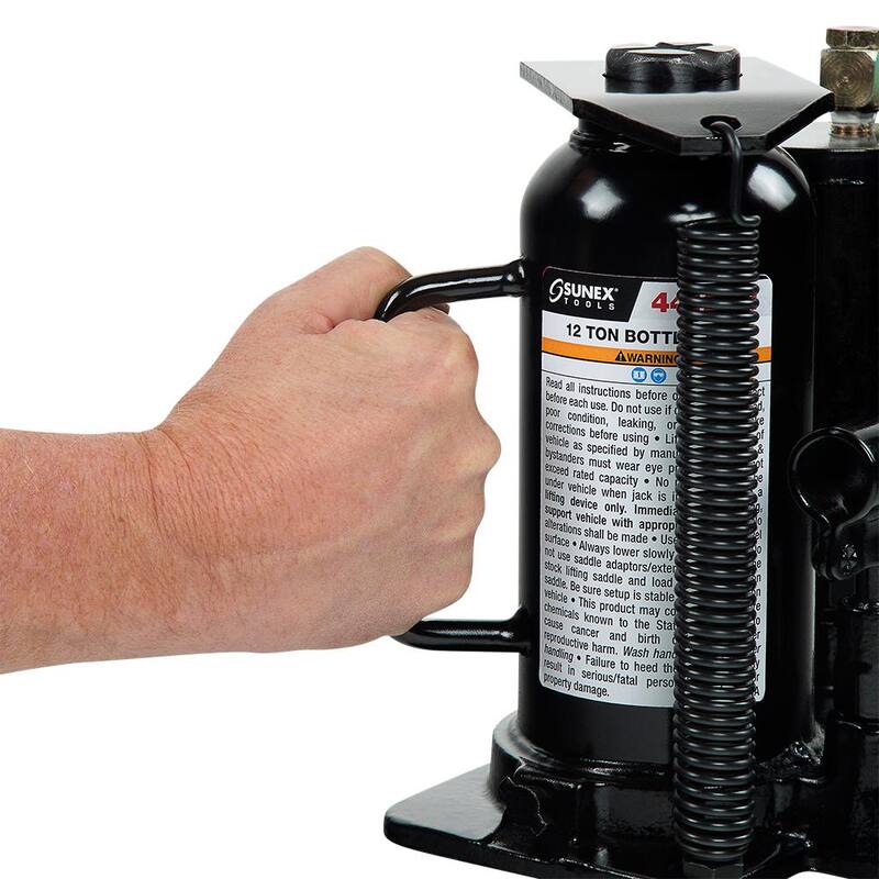 SUNEX TOOLS 12-Ton Air Bottle Jack - 4412AH