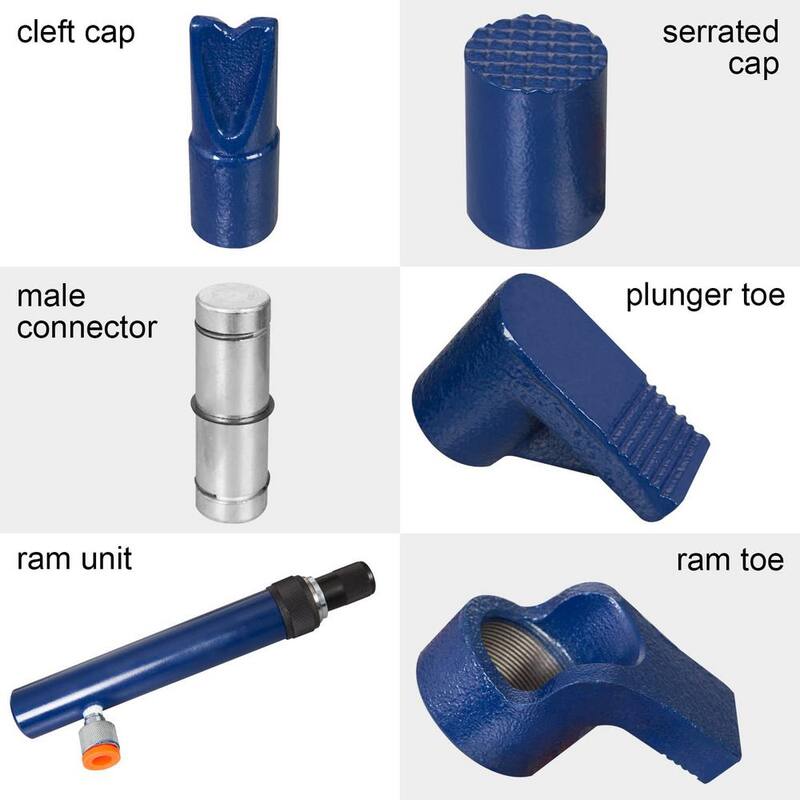 TCE 4-Ton Porta Power Hydraulic Body Frame Repair Tool Kit with Carrying Case - TCE70401