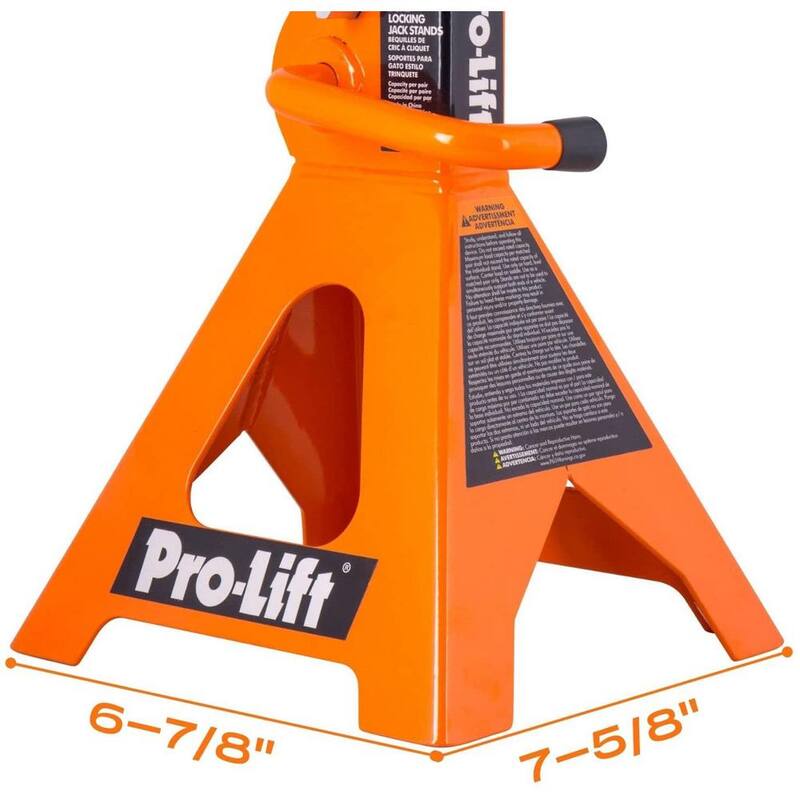 Unbranded Pro-LifT Heavy-Duty Jack Stands - 3-Ton in Pair with Double Pins - PL3300