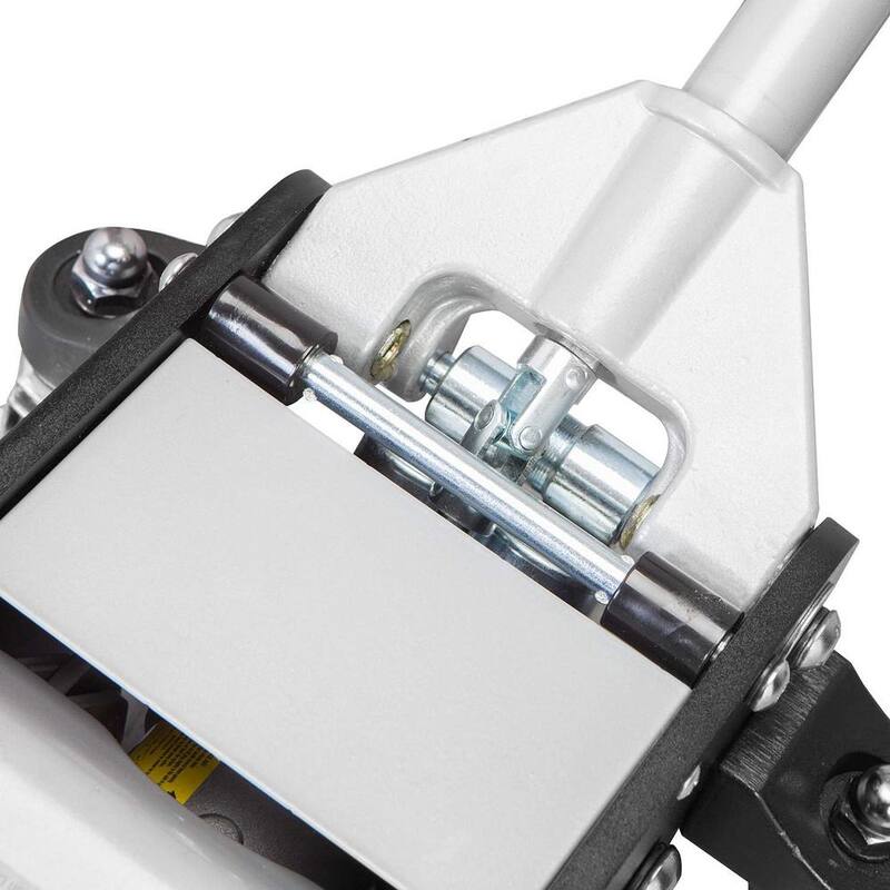 Torin 3-Ton Low-Profile Aluminum and Steel Floor Jack with Dual Piston Quick Lift Pump in Black - AT830011LB