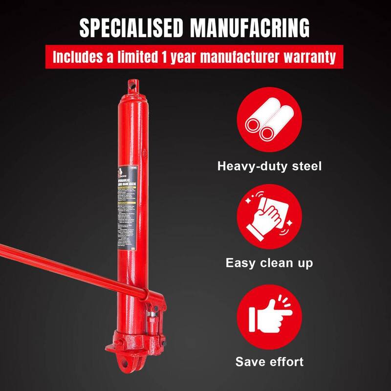 Big Red 8-Ton Long Ram Jack - T30806