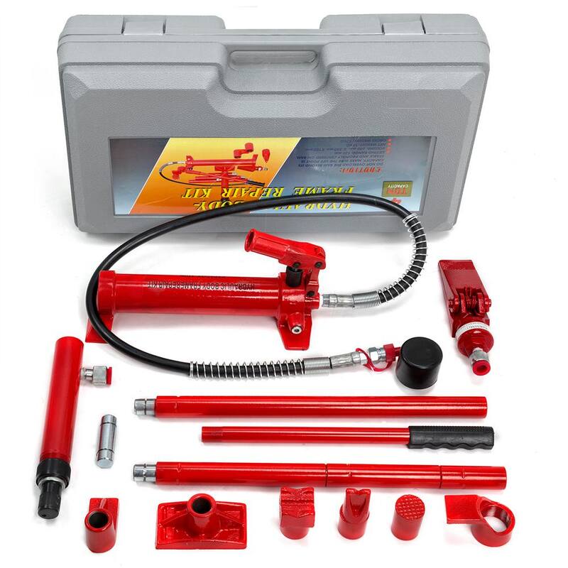 Stark 4-Ton Porta Power Body Frame Repair Hydraulic Jack Tool Kit - 56011-H