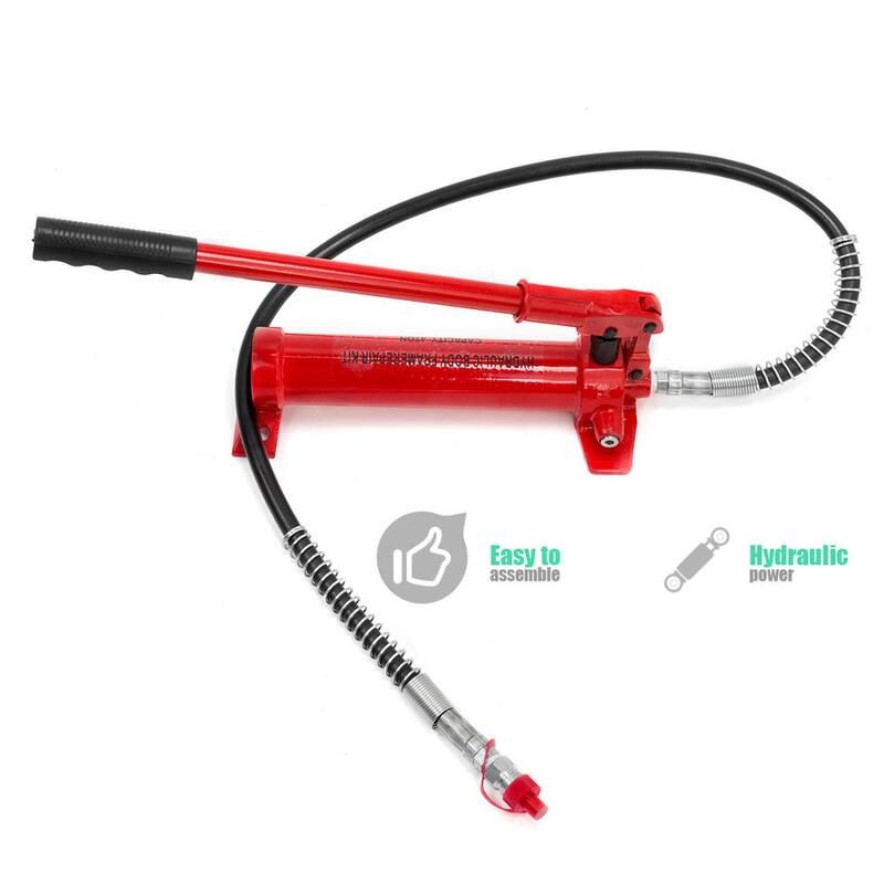 Stark 4-Ton Porta Power Body Frame Repair Hydraulic Jack Tool Kit - 56011-H