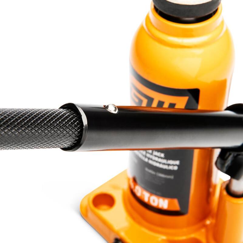 GEARWRENCH 4-Ton Hydraulic Bottle Jack with Handle Storage - GWHBJ4T