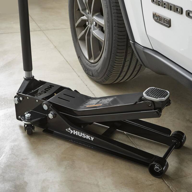 Husky 3-Ton Super Low Super High Garage Jack - HPL4790-HLD