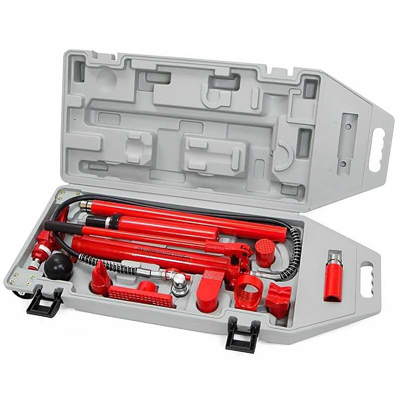 STARK USA 10-Ton Porta Power Hydraulic Body Frame Repair Tool Kit - 56010-H1