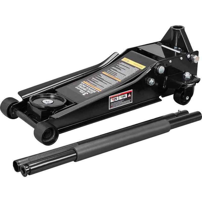Torin 3-Ton Low-Profile Floor Jack with Dual Piston Speedy Lift - ATZ830026XB