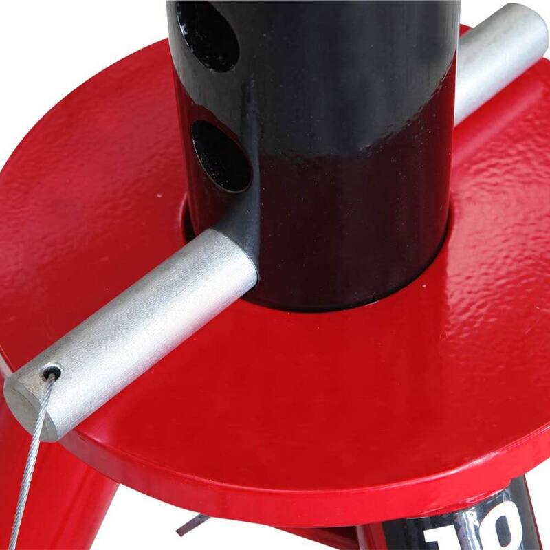 Big Red 10-Ton Low-Profile Heavy-Duty Jack Stands (2 Pack) - T90070