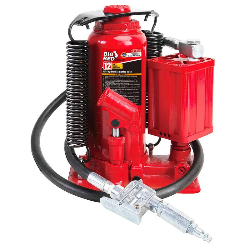 Big Red 12-Ton Pneumatic Air Bottle Jack - TA91206