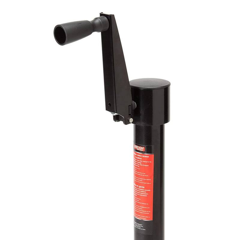 Uriah Products 2.10 ft. Sidewind A-Frame Turbo Trailer Jack with 2000 Pound Lift Capacity - UC200020