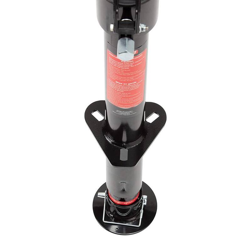 Uriah Products 2.10 ft. Sidewind A-Frame Turbo Trailer Jack with 2000 Pound Lift Capacity - UC200020