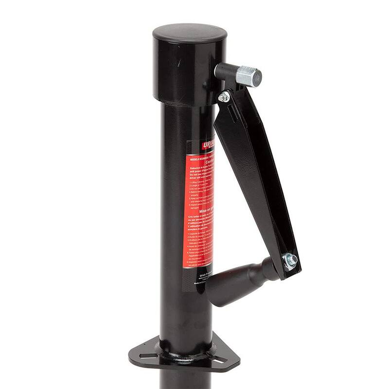Uriah Products 2.10 ft. Sidewind A-Frame Turbo Trailer Jack with 2000 Pound Lift Capacity - UC200020