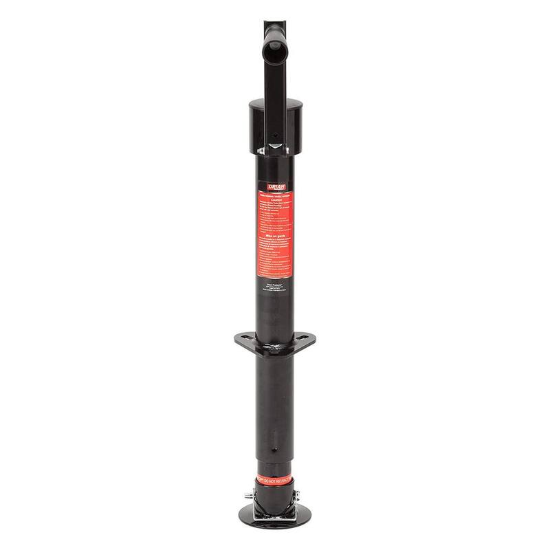 Uriah Products 2.10 ft. Sidewind A-Frame Turbo Trailer Jack with 2000 Pound Lift Capacity - UC200020