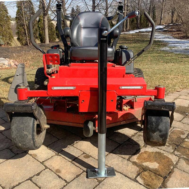 BLACK BULL A-Frame Trailer Jack and Lift with Base Plate with 2000 lbs. Capacity - 809510