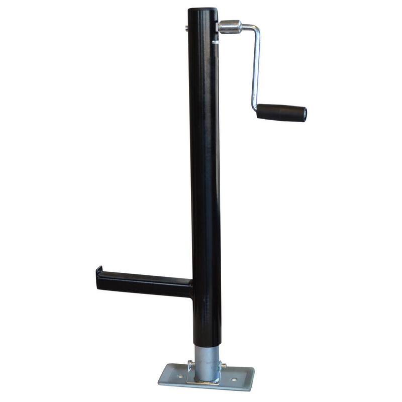 BLACK BULL A-Frame Trailer Jack and Lift with Base Plate with 2000 lbs. Capacity - 809510