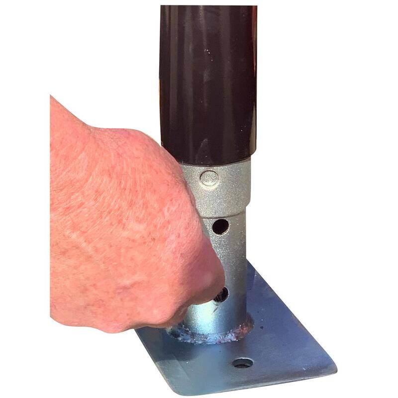 BLACK BULL A-Frame Trailer Jack and Lift with Base Plate with 2000 lbs. Capacity - 809510
