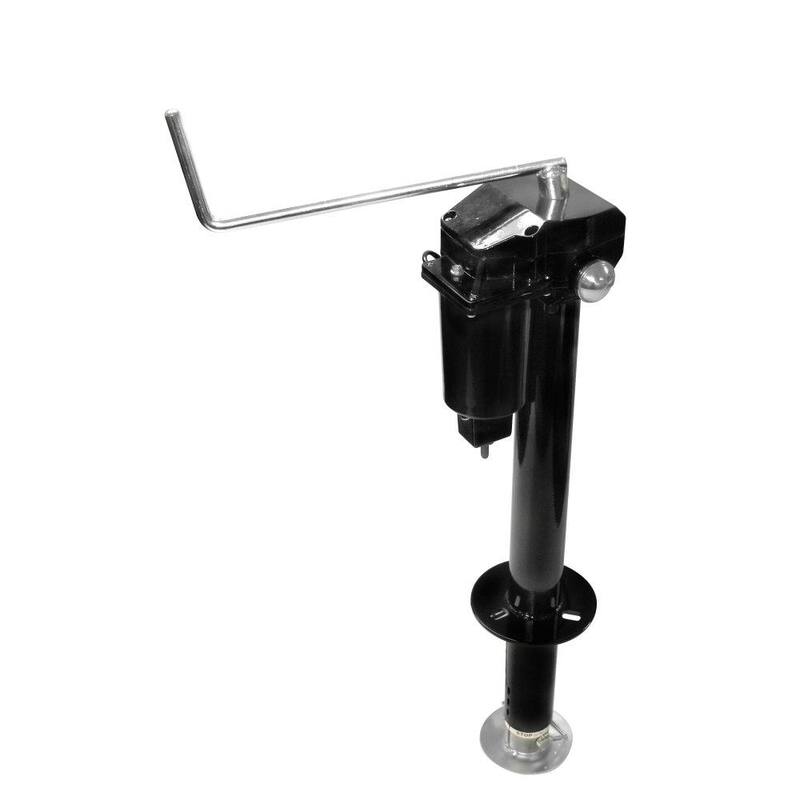 Quick Products 3250 Electric Tongue Jack in Black - JQ-3000