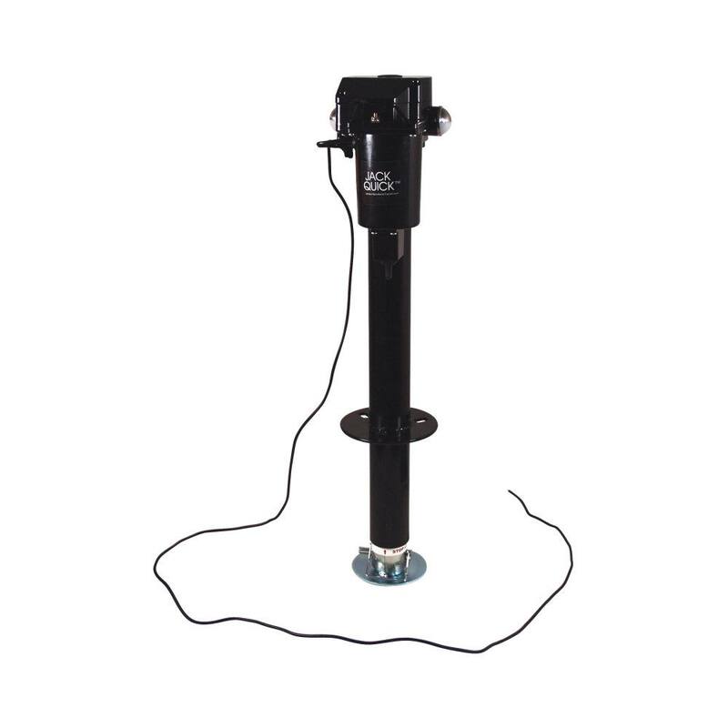 Quick Products 3250 Electric Tongue Jack in Black - JQ-3000